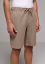 thumb-Afficher les détails de Short Marron Regular Fit Homme