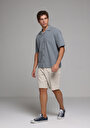 thumb-Afficher les détails de Short Beige Regular Fit Homme
