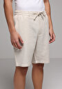 thumb-Afficher les détails de Short Beige Regular Fit Homme