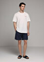 thumb-Afficher les détails de Short De Bain Marine Slim Fit Doublé Homme