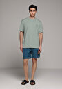 thumb-Afficher les détails de Short De Bain Vert Slim Fit Doublé Homme