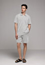 thumb-Afficher les détails de Short Gris Regular Fit Homme