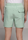 thumb-Afficher les détails de Short De Bain Vert Slim Fit Doublé Homme