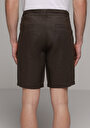 thumb-Afficher les détails de Short Marron Regular Fit Homme