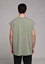 thumb-Afficher les détails de Athlète Vert Oversize Fit Homme