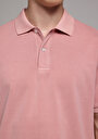 thumb-Afficher les détails de T-shirt Polo À Manches Courtes Rose Droit Regular Fit Homme