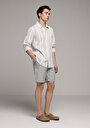 thumb-Afficher les détails de Short Gris Regular Fit Homme