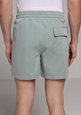 thumb-Afficher les détails de Short De Bain Gris Slim Fit Doublé Homme