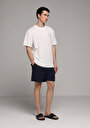 thumb-Afficher les détails de Short De Bain Marine Slim Fit Doublé Homme