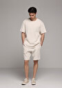 thumb-Afficher les détails de Short Beige Regular Fit Homme