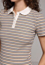 thumb-Afficher les détails de Vert Slim Fit  Rayé Côtelé Femme