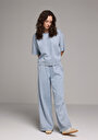 thumb-Afficher les détails de 982 Mely Pantalon    En Jean Loose Fit Femme