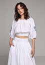 thumb-Afficher les détails de Chemise À Manches Longues Blanc Fashion Fit Jakarli Uni Femme
