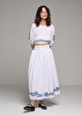 thumb-Afficher les détails de Chemise À Manches Longues Blanc Fashion Fit Jakarli Uni Femme