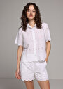 thumb-Afficher les détails de Short Blanc Regular Fit Femme