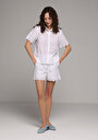 thumb-Afficher les détails de Short Blanc Regular Fit Femme