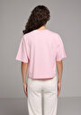 thumb-Afficher les détails de T-shirt À Manches Courtes Rose Regular Fit Imprimé Femme
