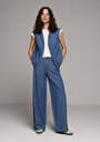 thumb-Afficher les détails de 978 Edna Pantalon    En Jean Loose Fit Femme