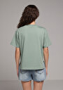 thumb-Afficher les détails de T-shirt À Manches Courtes Vert Regular Fit Droit Femme