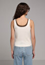 thumb-Afficher les détails de Athlète Ecru Slim Fit Femme