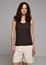 thumb-Afficher les détails de Athlète Marron Slim Fit Femme