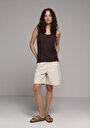 thumb-Afficher les détails de Athlète Marron Slim Fit Femme