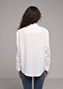 thumb-Afficher les détails de Chemise À Manches Longues Blanc Boyfriend Fit Jakarli Ratière Femme