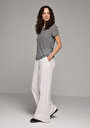 thumb-Afficher les détails de T-shirt À Manches Courtes Marine Regular Fit Rayé Femme