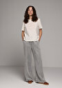 thumb-Afficher les détails de T-shirt À Manches Courtes Ecru Regular Fit Imprimé Femme