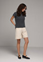 thumb-Afficher les détails de T-shirt À Manches Courtes Anthracite Regular Fit Droit Femme