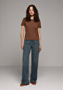 thumb-Afficher les détails de 970 Berry Pantalon    En Jean Regular Fit Femme