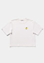 thumb-Afficher les détails de T-shirt À Manches Courtes Blanc Regular Fit Brodé Femme