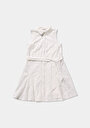 thumb-Afficher les détails de Robe Blanc Regular Fit Sans Manches Normale Rachel Femme