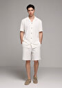 thumb-Afficher les détails de Short Blanc Regular Fit Homme
