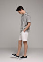 thumb-Afficher les détails de Short Blanc Relaxed Fit Homme