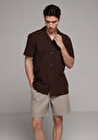 thumb-Afficher les détails de Short Beige Relaxed Fit Homme
