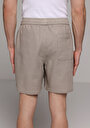 thumb-Afficher les détails de Short Beige Relaxed Fit Homme
