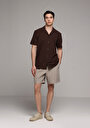 thumb-Afficher les détails de Short Beige Relaxed Fit Homme