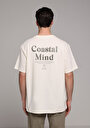 thumb-Afficher les détails de T-shirt À Manches Courtes Ecru Comfort Fit Droit Homme