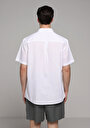 thumb-Afficher les détails de Chemise À Manches Courtes Blanc Droit Regular Fit Homme