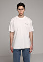 thumb-Afficher les détails de T-shirt À Manches Courtes Blanc Comfort Fit Droit Homme