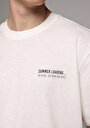 thumb-Afficher les détails de T-shirt À Manches Courtes Blanc Comfort Fit Droit Homme