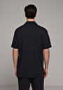 thumb-Afficher les détails de T-shirt Polo À Manches Courtes Marine Droit Regular Fit Homme
