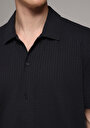 thumb-Afficher les détails de T-shirt Polo À Manches Courtes Marine Droit Regular Fit Homme