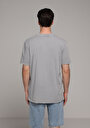 thumb-Afficher les détails de T-shirt À Manches Courtes Gris Regular Fit Droit Homme