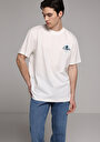 thumb-Afficher les détails de T-shirt À Manches Courtes Blanc Comfort Fit Droit Homme