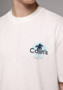 thumb-Afficher les détails de T-shirt À Manches Courtes Blanc Comfort Fit Droit Homme