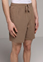 thumb-Afficher les détails de Short Marron Relaxed Fit Homme
