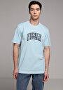 thumb-Afficher les détails de T-shirt À Manches Courtes Bleu Regular Fit Droit Homme