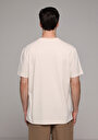 thumb-Afficher les détails de T-shirt À Manches Courtes Beige Regular Fit Droit Homme